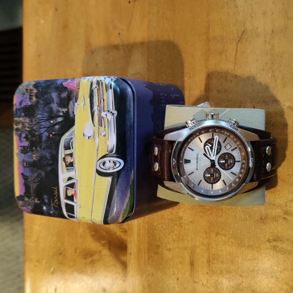 Fossil Other - NWT Fossil Chronograph Coachman CH2565 Atm10 watch